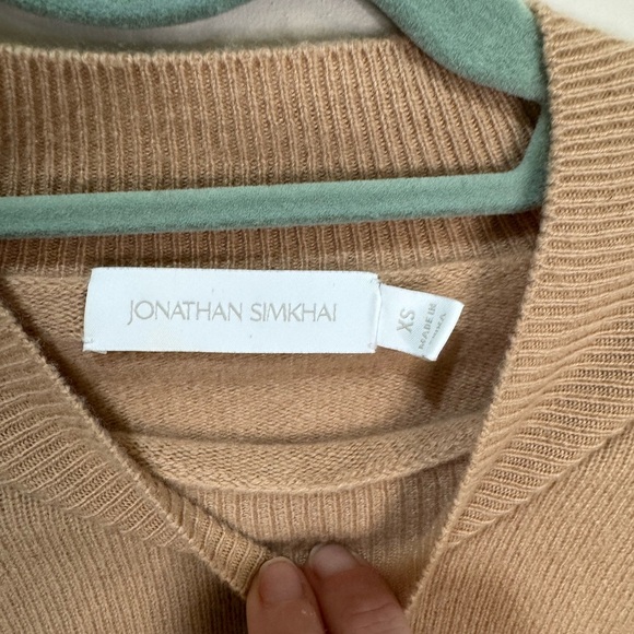Jonathan Simkhai Mackenzie Cashmere Sweater Sz XS - Picture 6 of 7